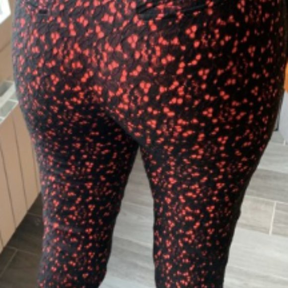 7/8 Pants Sandro lace fushia and black - Picture 4 of 7